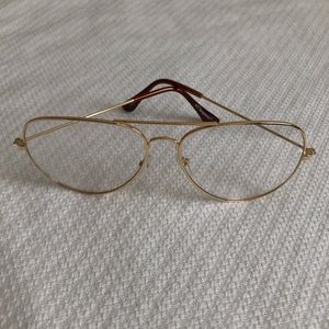 Clear lens aviators